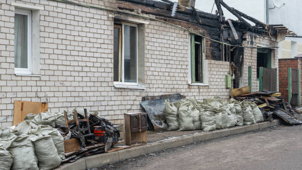 Professional Fire Damage Repair technician working in Gainesville, VA